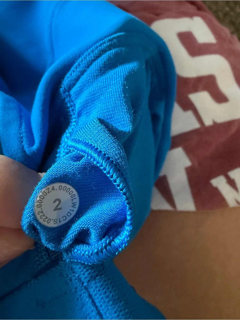 lululemon athletica Bright Blue High-Neck Crop Tank